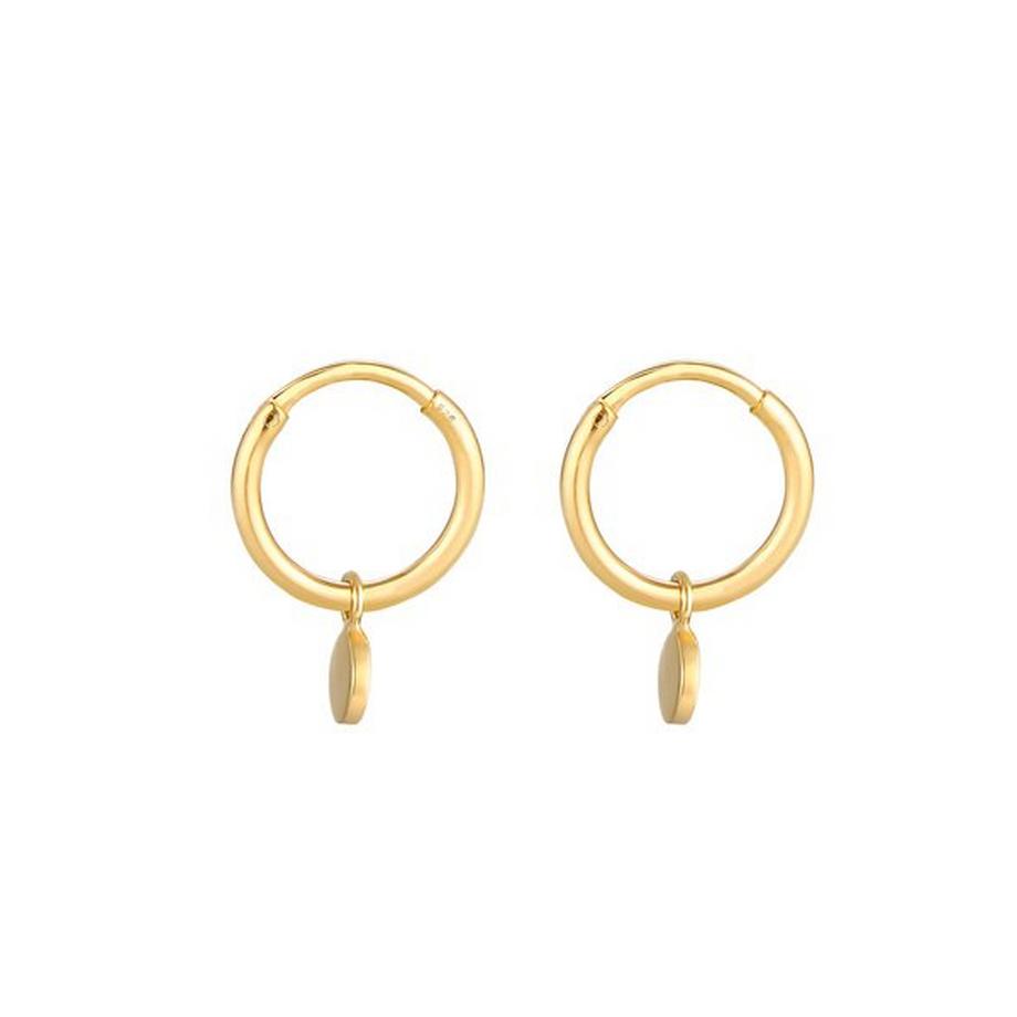 Elli  Ohrringe Creolen Plättchen 