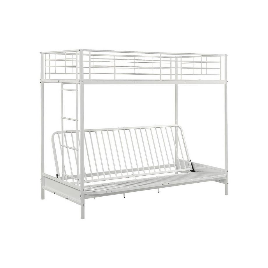 Vente-unique Letto a soppalco 90 x 190 cm Bianco - MODULO IV  