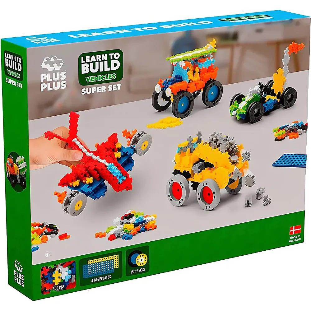 Image of Basic Bausteine Fahrzeuge Set (800Teile) Multicolor