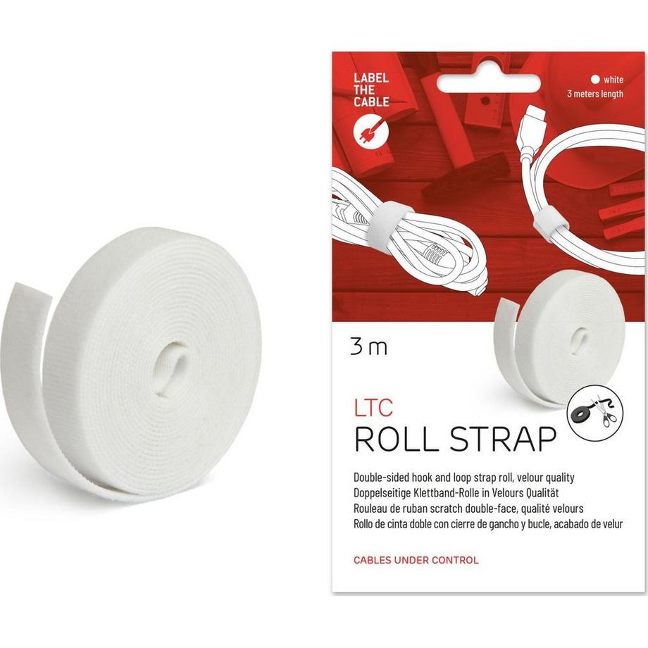Label-the-cable  klettband-rolle roll strap 