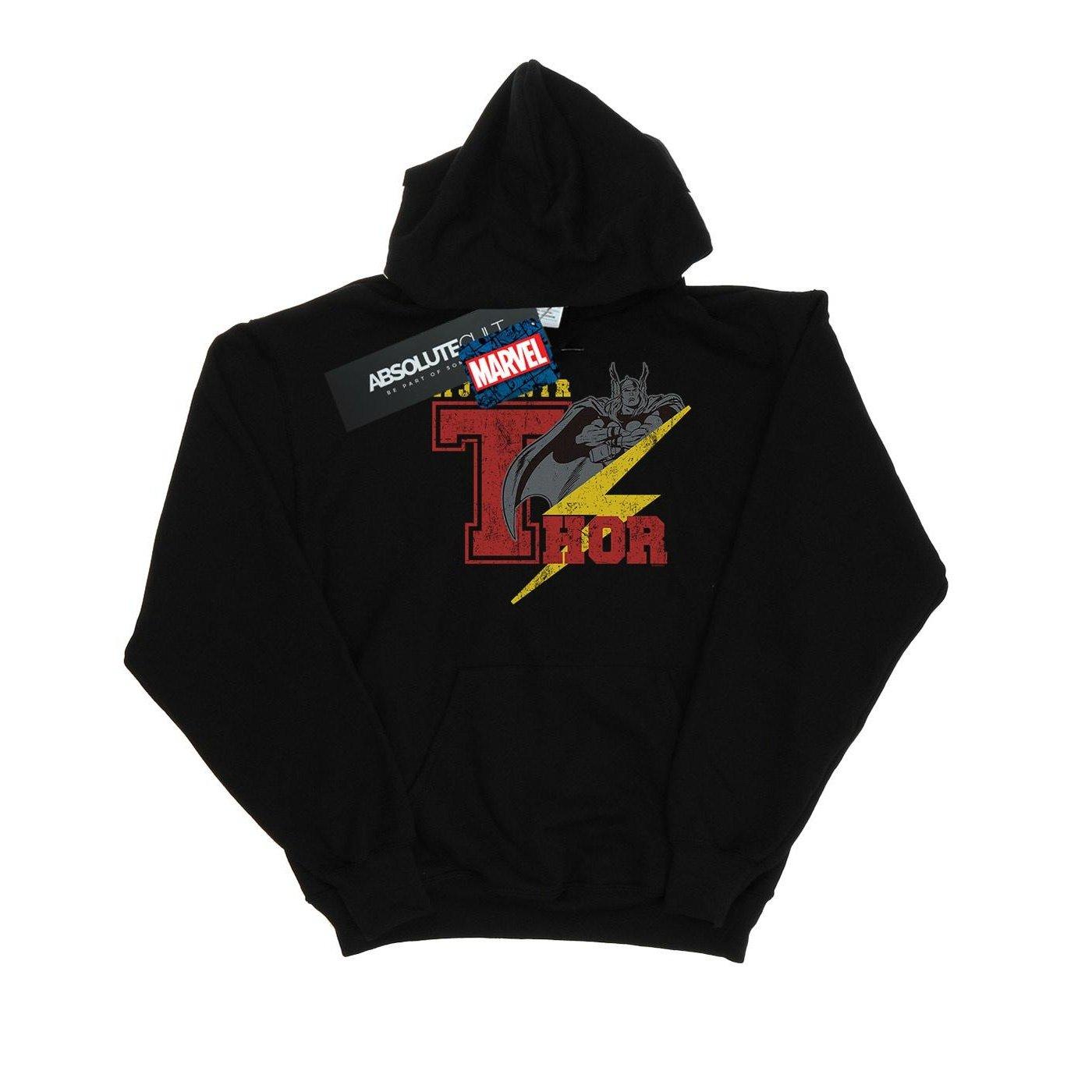 Image of Thor Mjolnir Kapuzenpullover Mädchen Schwarz 116