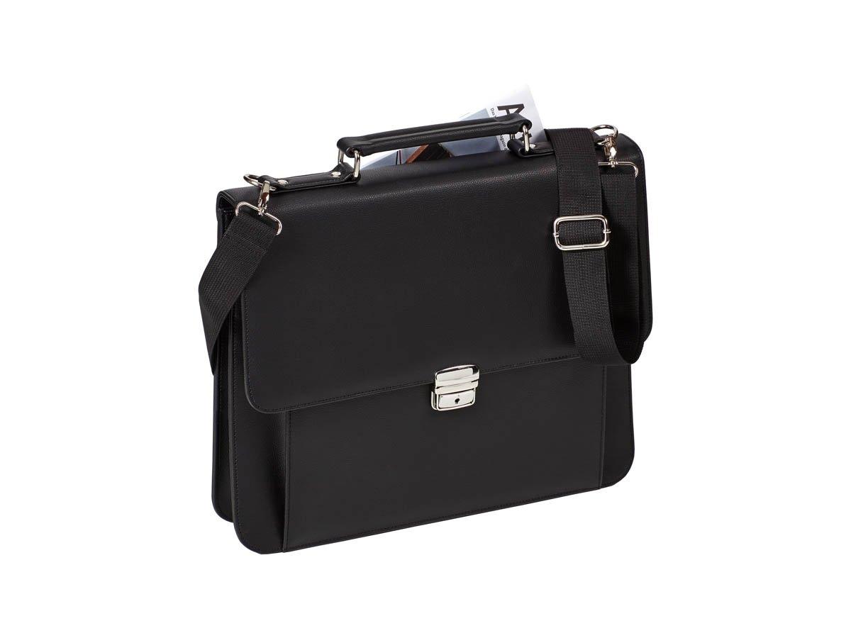 Image of Aktenmappe 38.5cm Aus Synthetik Damen Schwarz ONE SIZE
