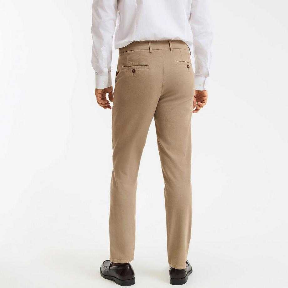 La Redoute Collections Pantalon chino Signature Tapered Fit  