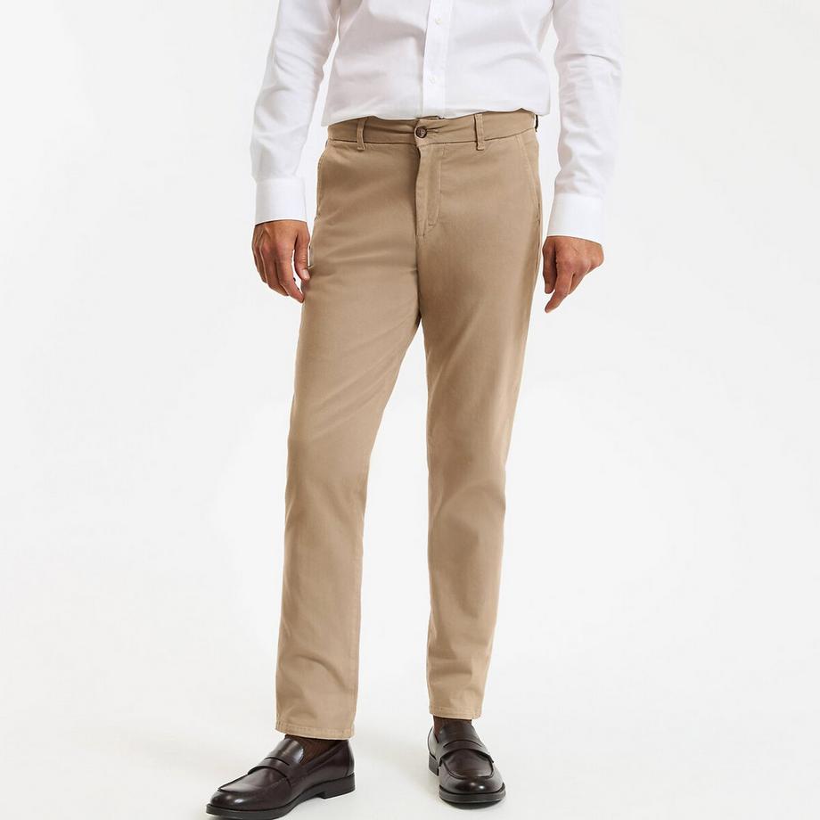 La Redoute Collections Pantalon chino Signature Tapered Fit  