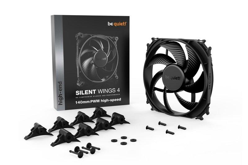 BE QUIET!  ! SILENT WINGS 4 | 140mm PWM Computergehäuse Ventilator 14 cm Schwarz 1 Stück(e) 