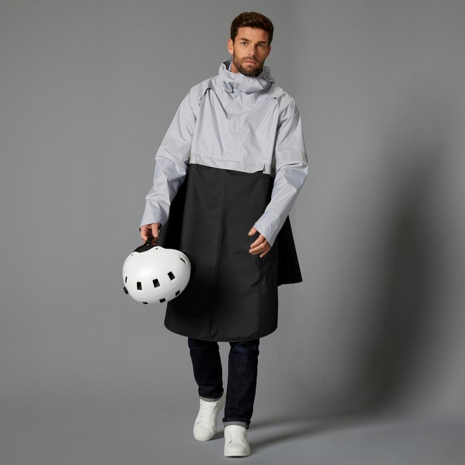 B’TWIN  Poncho City Velo wasserdicht 