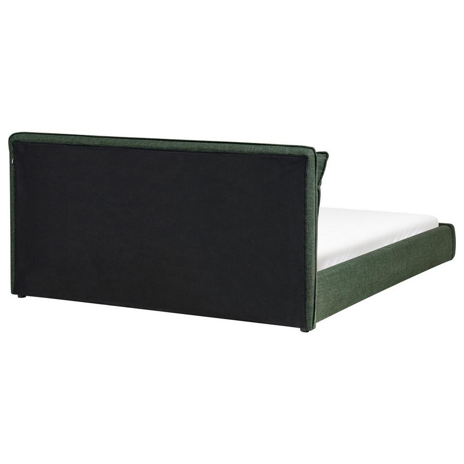 Beliani Wasserbett aus Stoff  BAJONNA  