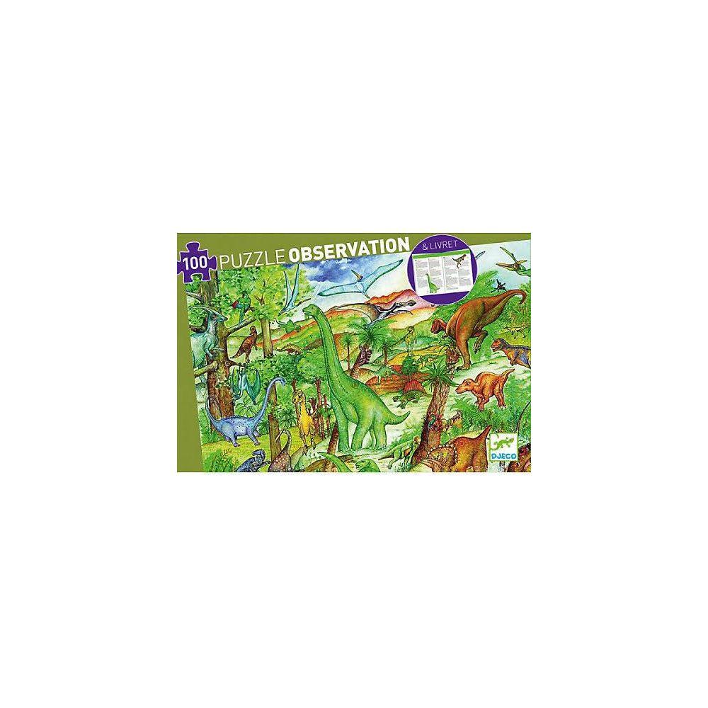 Djeco  Djeco Dinosaures 100 pcs + livret 