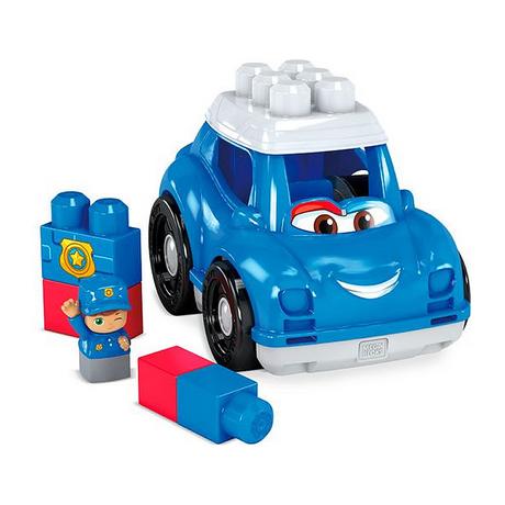 MEGA BLOKS  First Builders Kleines Fahrzeug Polizeiauto 