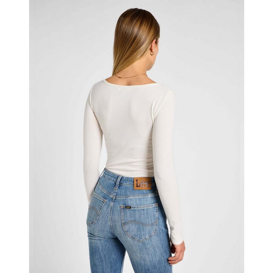 Lee Chemisette à manches longues Boat Neck Tee  