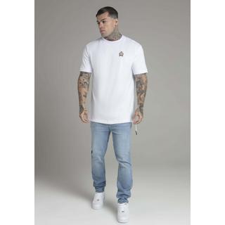 Sik Silk  T-Shirt Oversized T-Shirt in White 