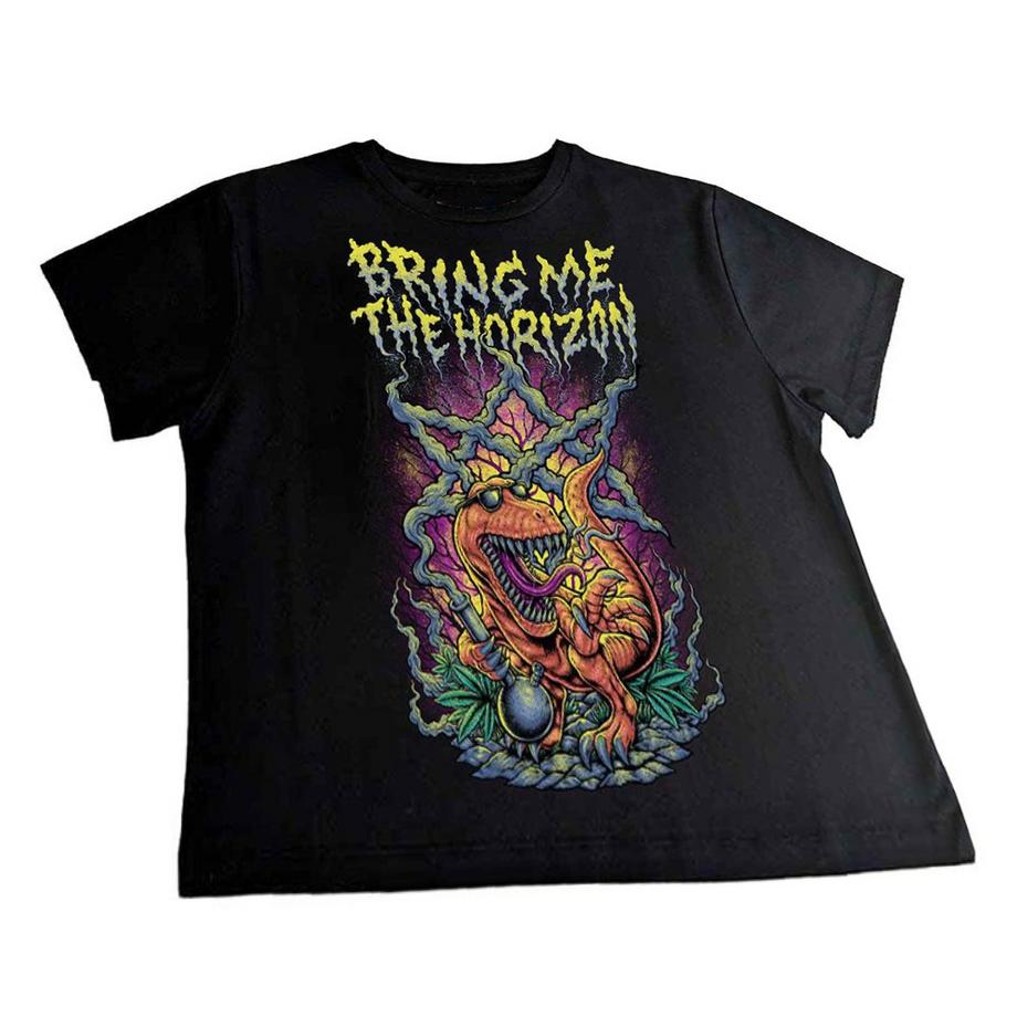 Bring Me The Horizon Bring Me The Horizon Crop Top Imprimé Dinosaure  
