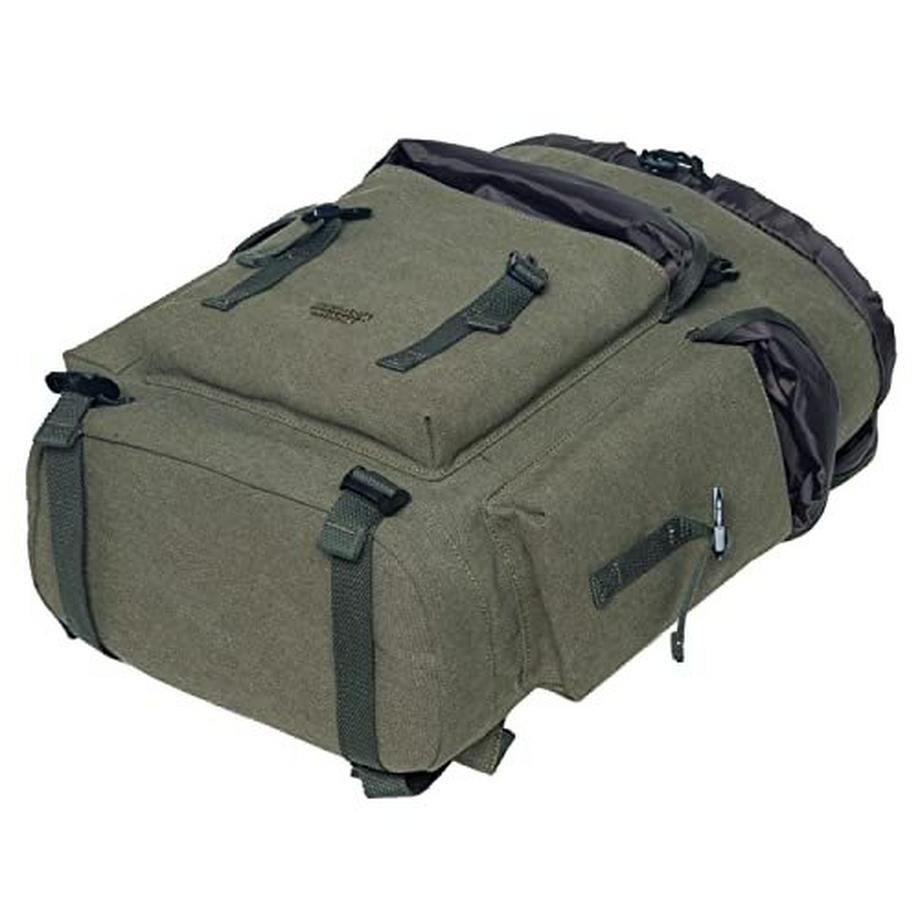 Only-bags.store Canvas Gross Vintage Jagd Wanderrucksack mit 15 Zoll Laptopfach  