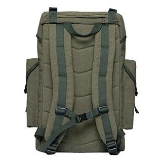 Only-bags.store Canvas Groß Rucksack, Vintage Jagdrucksack Wanderrucksack mit 15 Zoll Laptopfach für Arbeit,  