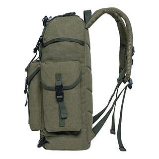 Only-bags.store Canvas Gross Vintage Jagd Wanderrucksack mit 15 Zoll Laptopfach  