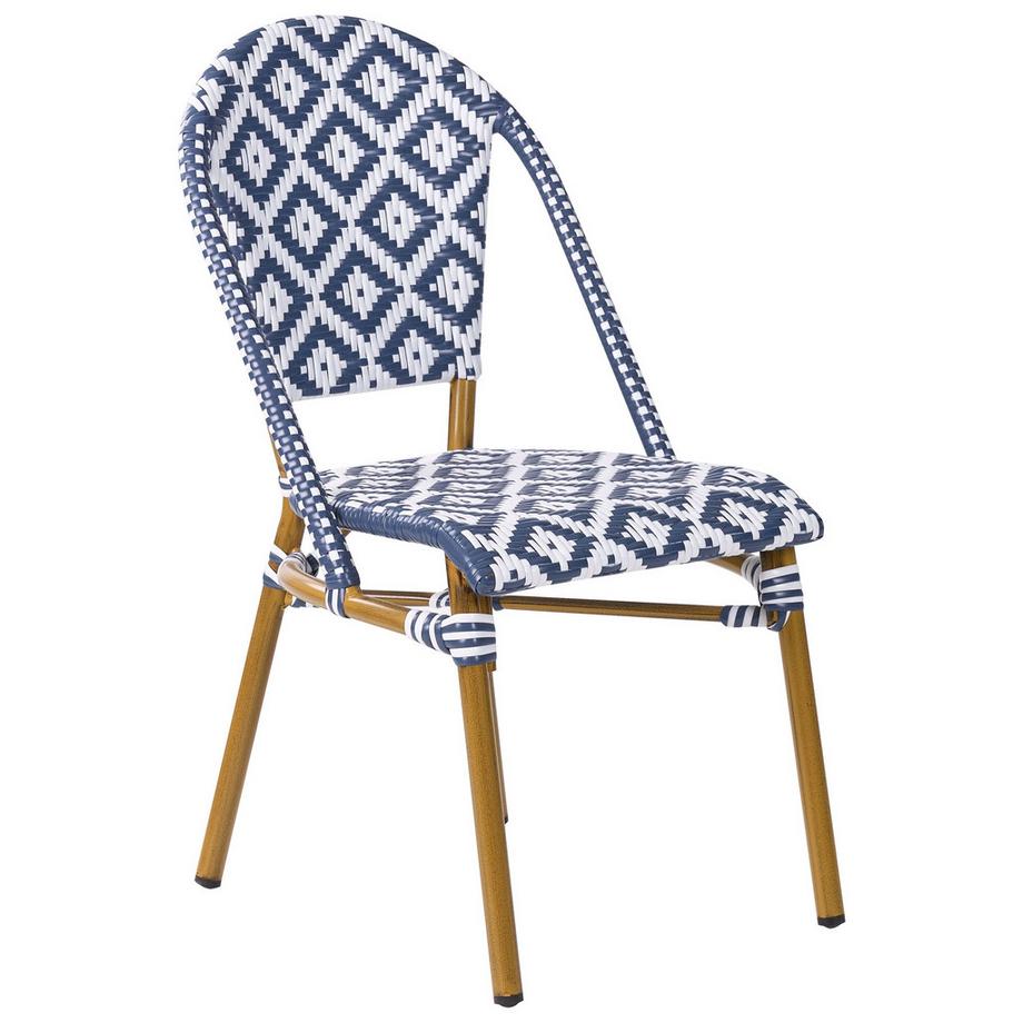 Beliani Set da pranzo per 4 persone en Rattan sintetico Boho RIFREDDO  