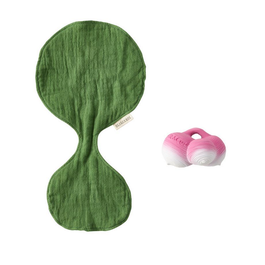 Oli & Carol  RAMONA Das Radieschen, Mini Schmusetuch, Beissring 