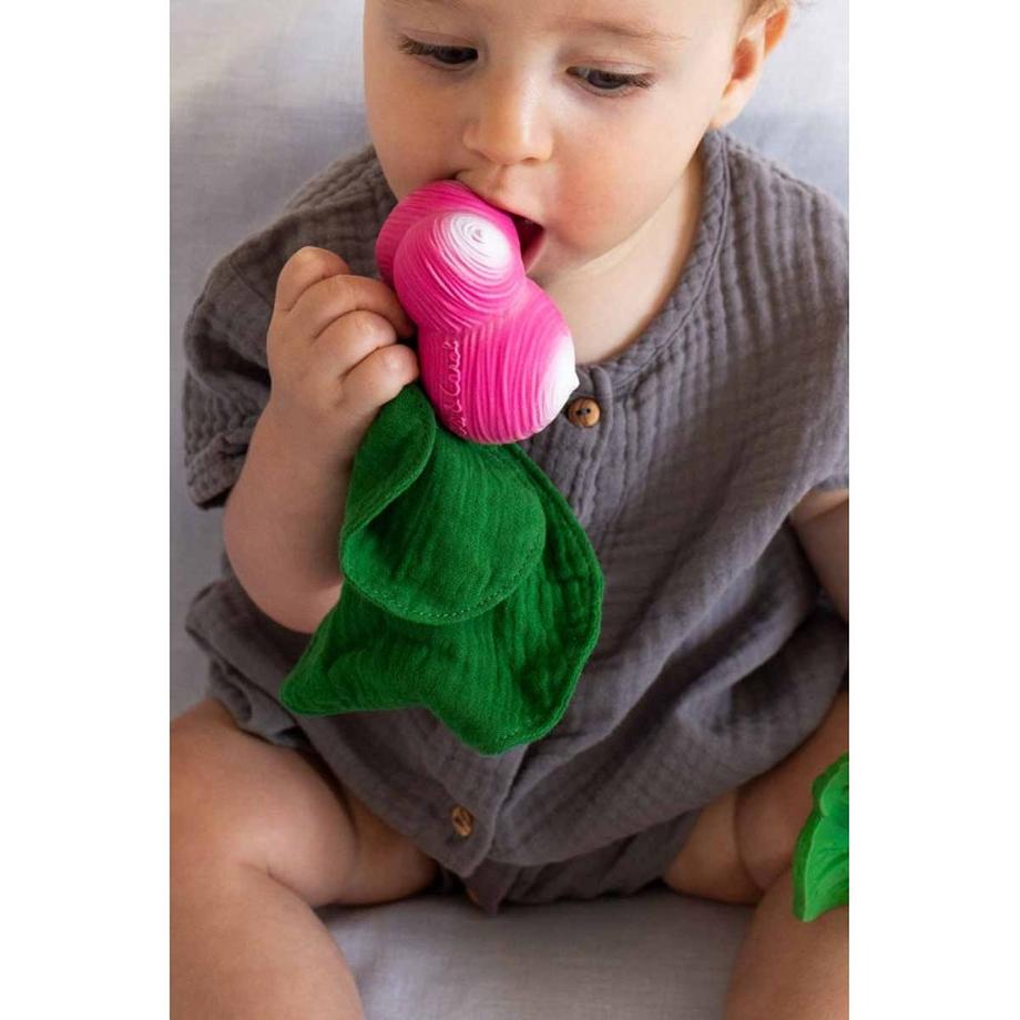 Oli & Carol  RAMONA Das Radieschen, Mini Schmusetuch, Beissring 