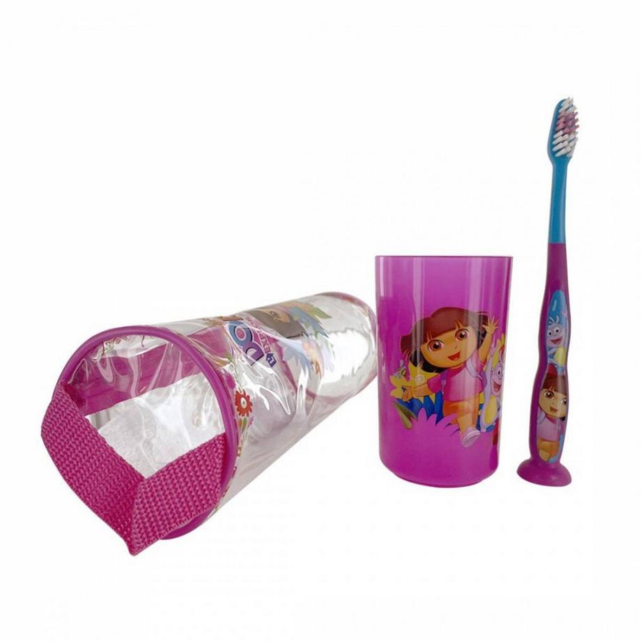 3-teiliges Kinderset Dora die Forscherin