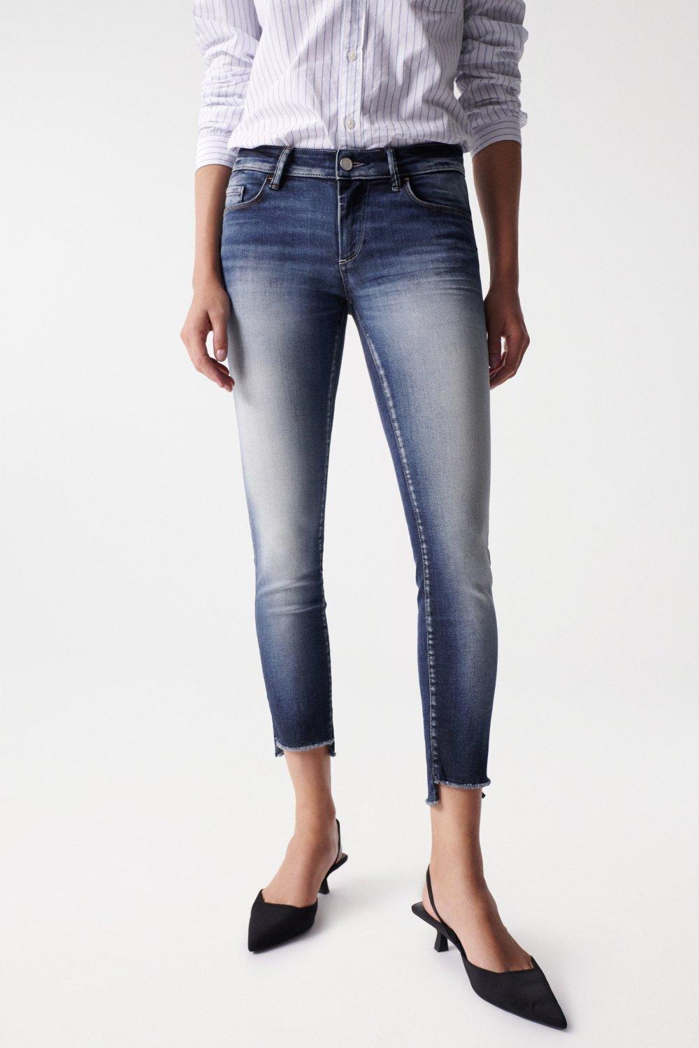 Image of Jeans Wonder Cropped Skinny Damen Blau W40