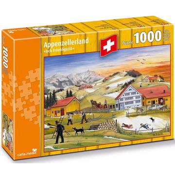 Puzzle Appenzellerland: Isch Früehligsziit (1000Teile)