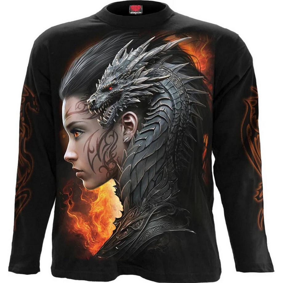 Draco Queen Maglietta Manica Lunga