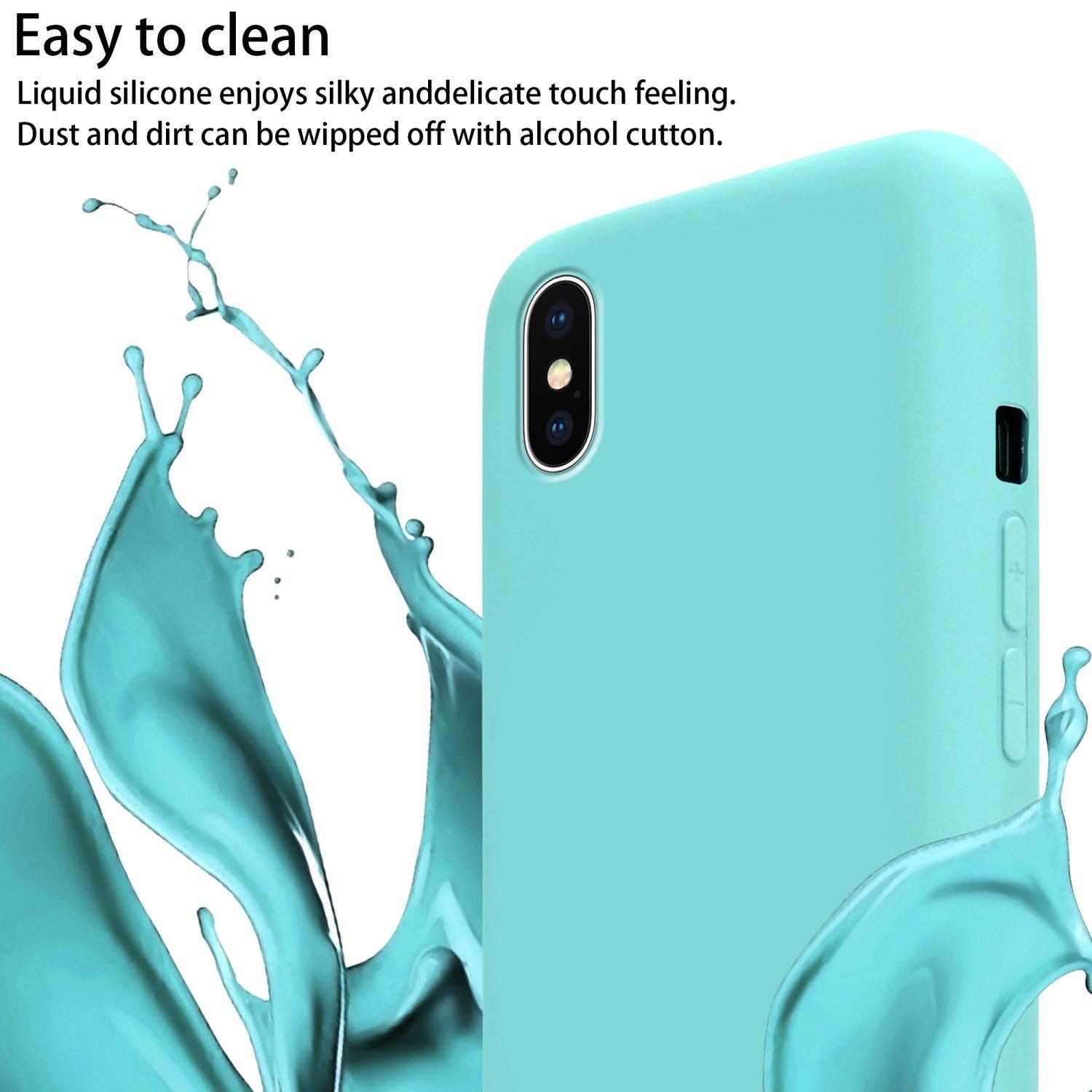 Cadorabo  Chaîne de téléphone portable compatible avec Apple iPhone X / XS - Coque de protection en silicone avec cordelette réglable 