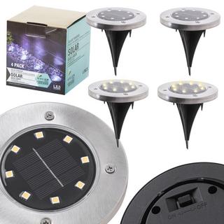 Northio Solar-Gartenleuchten 8 LED - 4er-Pack  