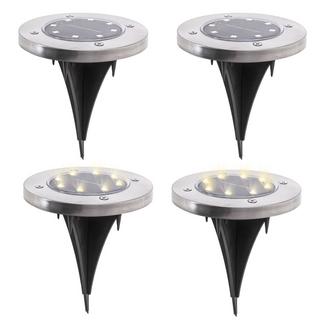 Northio Solar-Gartenleuchten 8 LED - 4er-Pack  