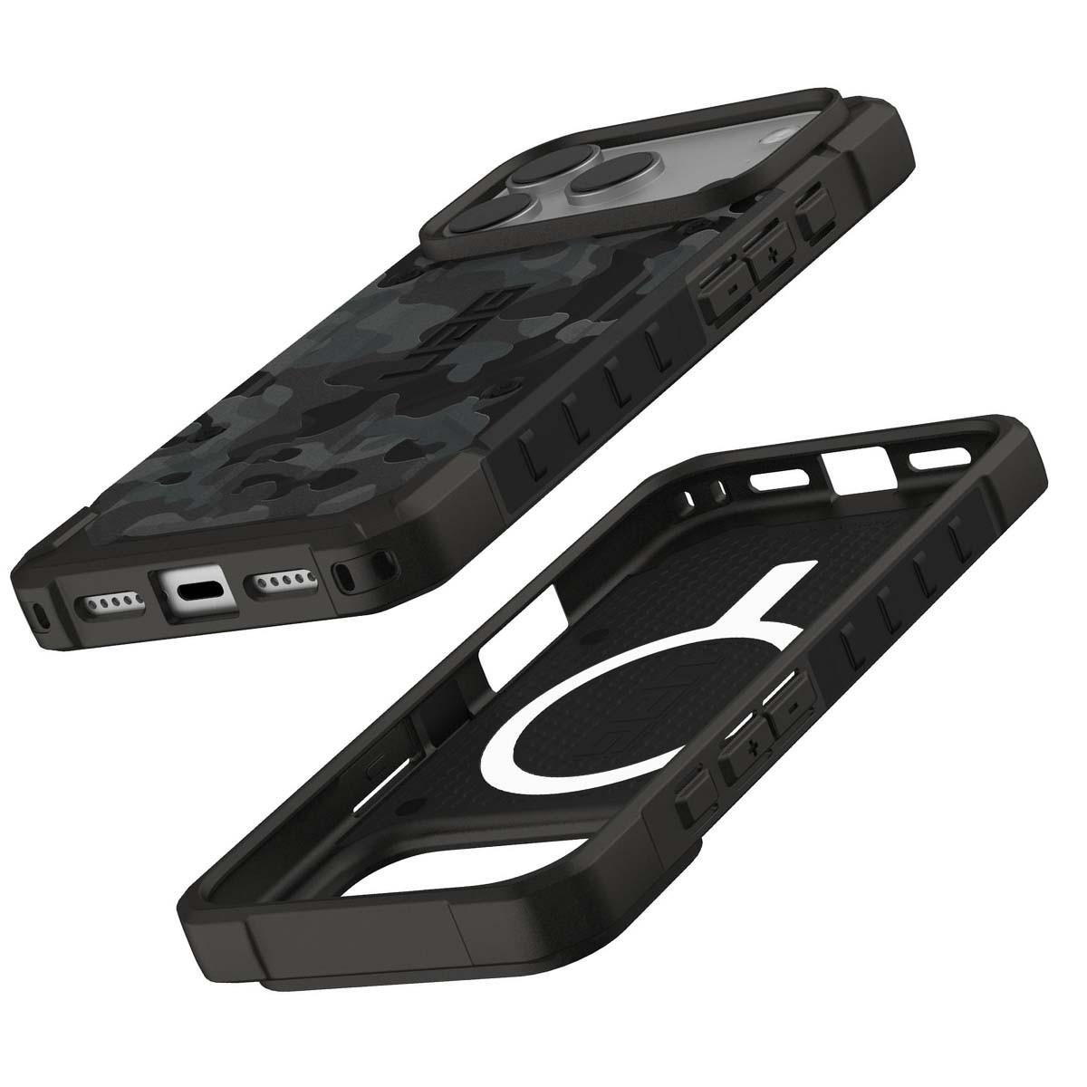 UAG  Custodia iPhone 17 Pro Pathfinder MagSafe Midnight Camo SE Ultra Resistente 