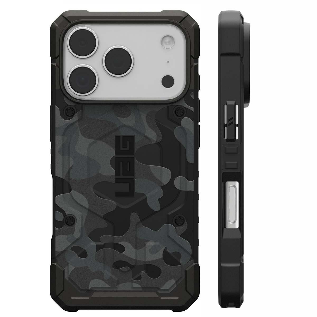 UAG  Custodia iPhone 17 Pro Pathfinder MagSafe Midnight Camo SE Ultra Resistente 