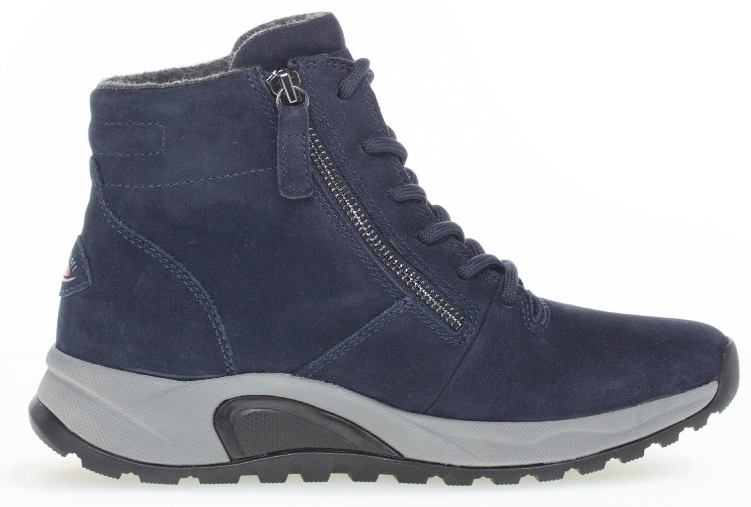 Image of 76.805.46 - Nubuk Stiefelette Damen Blau 37.5