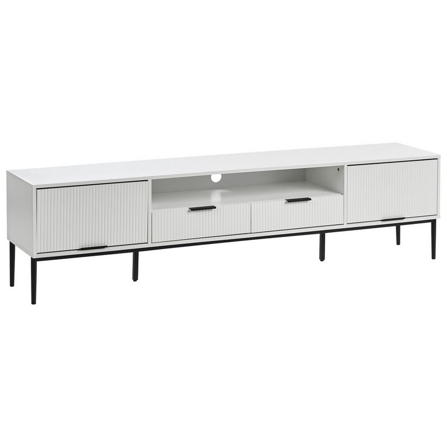 Beliani Meuble TV en MDF Moderne LEDUC  