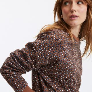 La Redoute Collections  Sweatshirt mit rundem Ausschnitt 