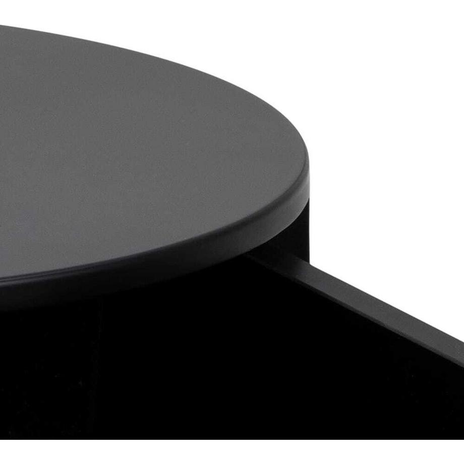 mutoni Comodino Parinton nero 40  