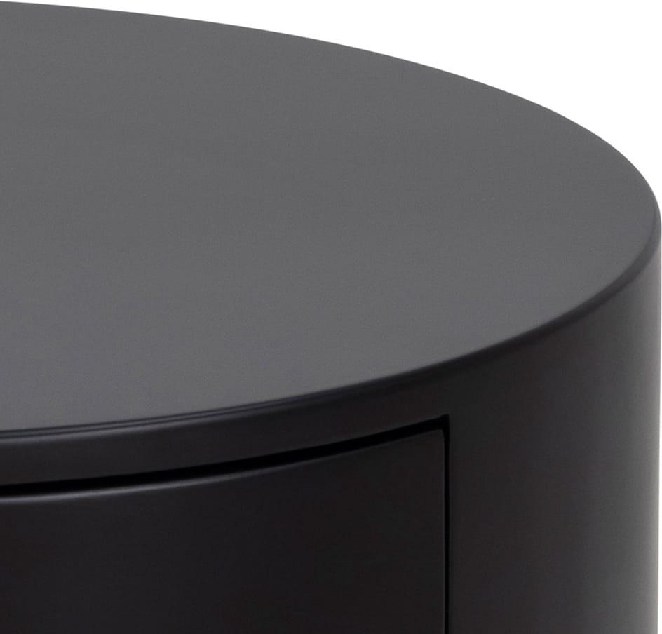 mutoni Table de chevet Parinton noire 40  