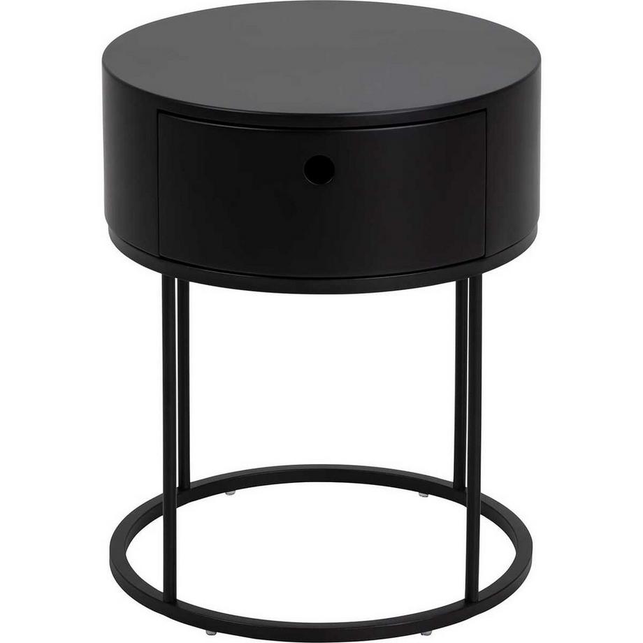 Comodino Parinton nero 40