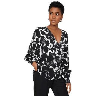 Principles Bodice Florales V-Ausschnitt Oberteil  