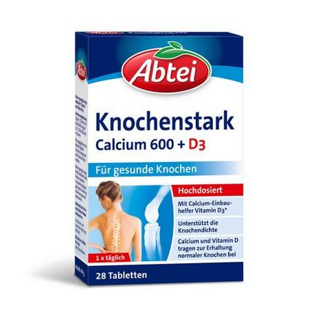 Abtei  Knochenstark Calcium 600 D3 