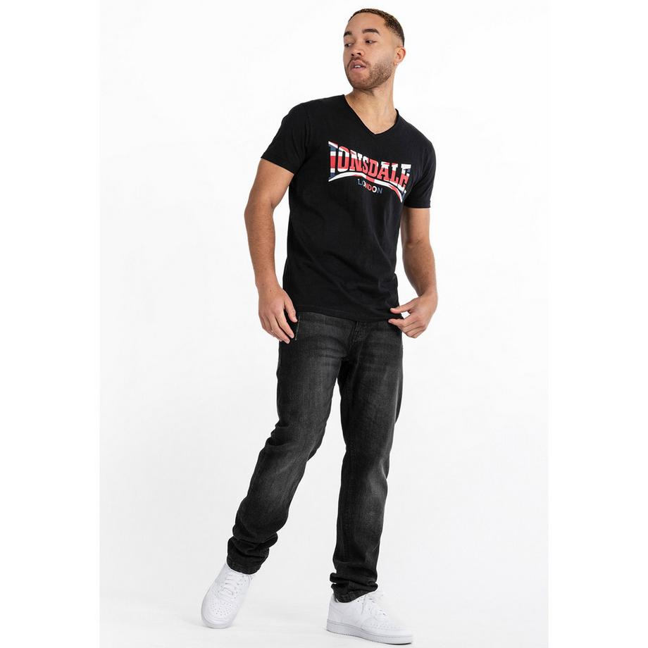 LONSDALE Stanydale T-Shirt Scollo a V  