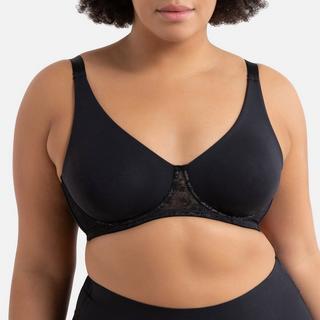 La Redoute Collections  Soutien-gorge minimiseur microfibre et dentelle 