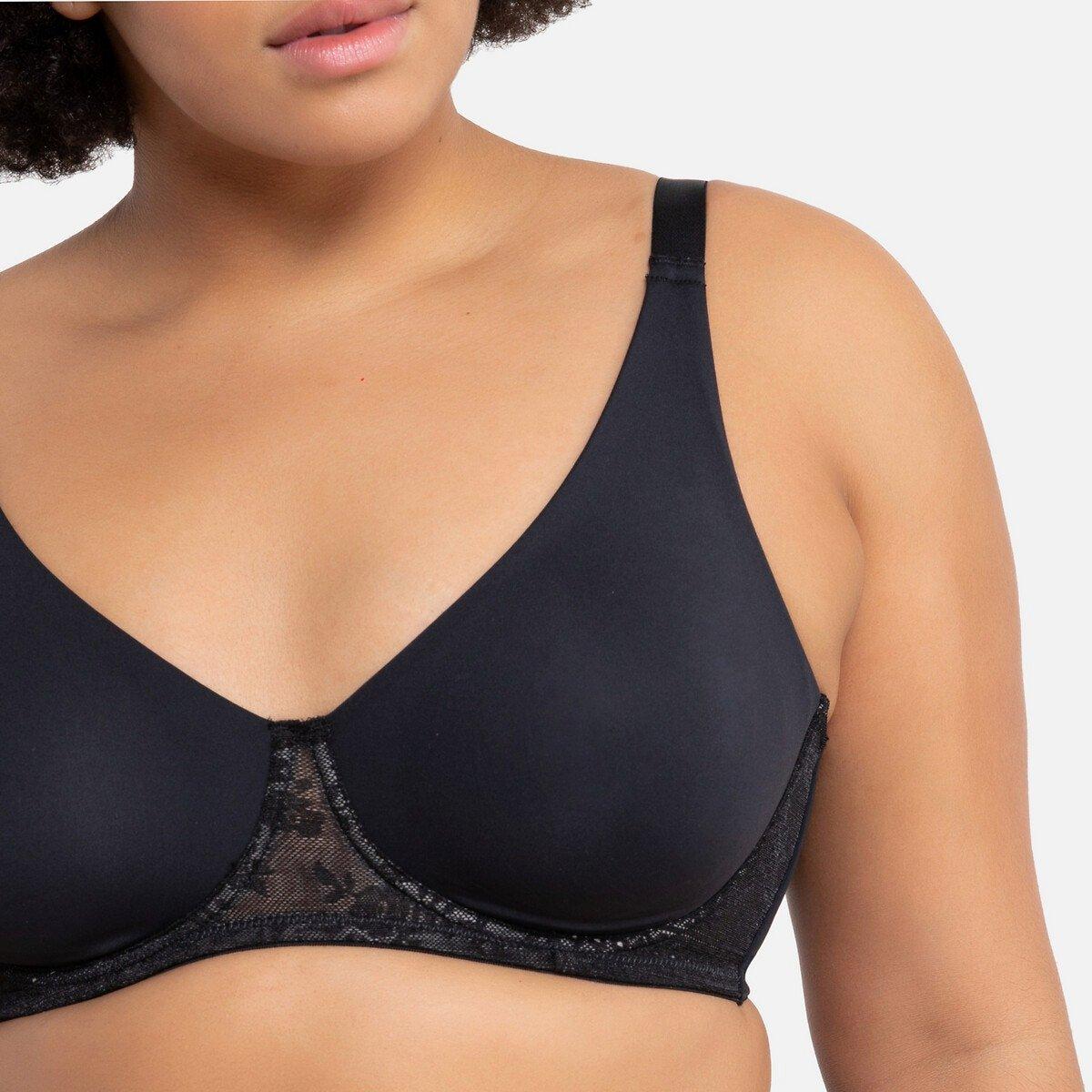 La Redoute Collections  Soutien-gorge minimiseur microfibre et dentelle 