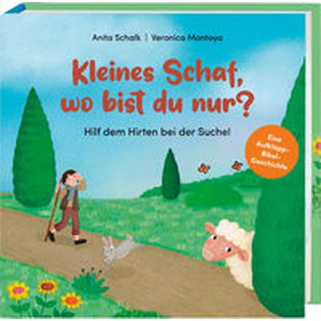 Meine Aufklapp-Bibel. Kleines Schaf, wo bist du nur? Kein Autor Copertina rigida 