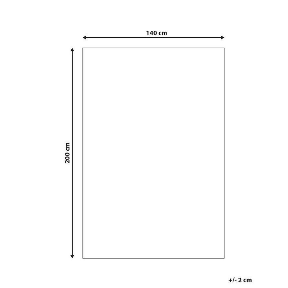 Beliani Teppich aus Kuhfell  MALDAN  