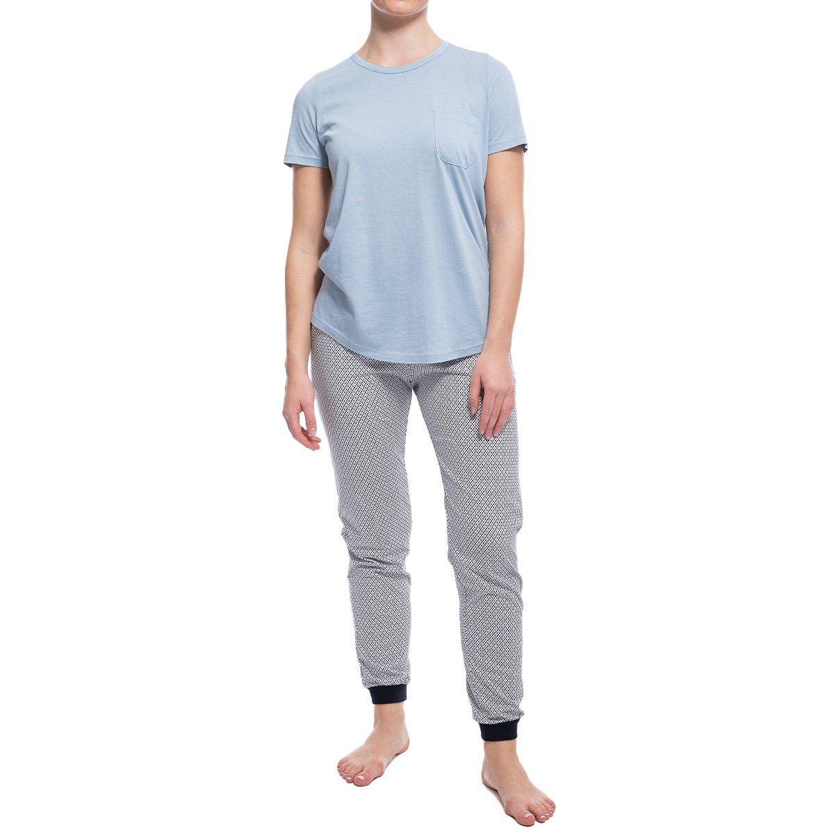 Image of Organic Cotton - Schlafanzug Unisex Blau L