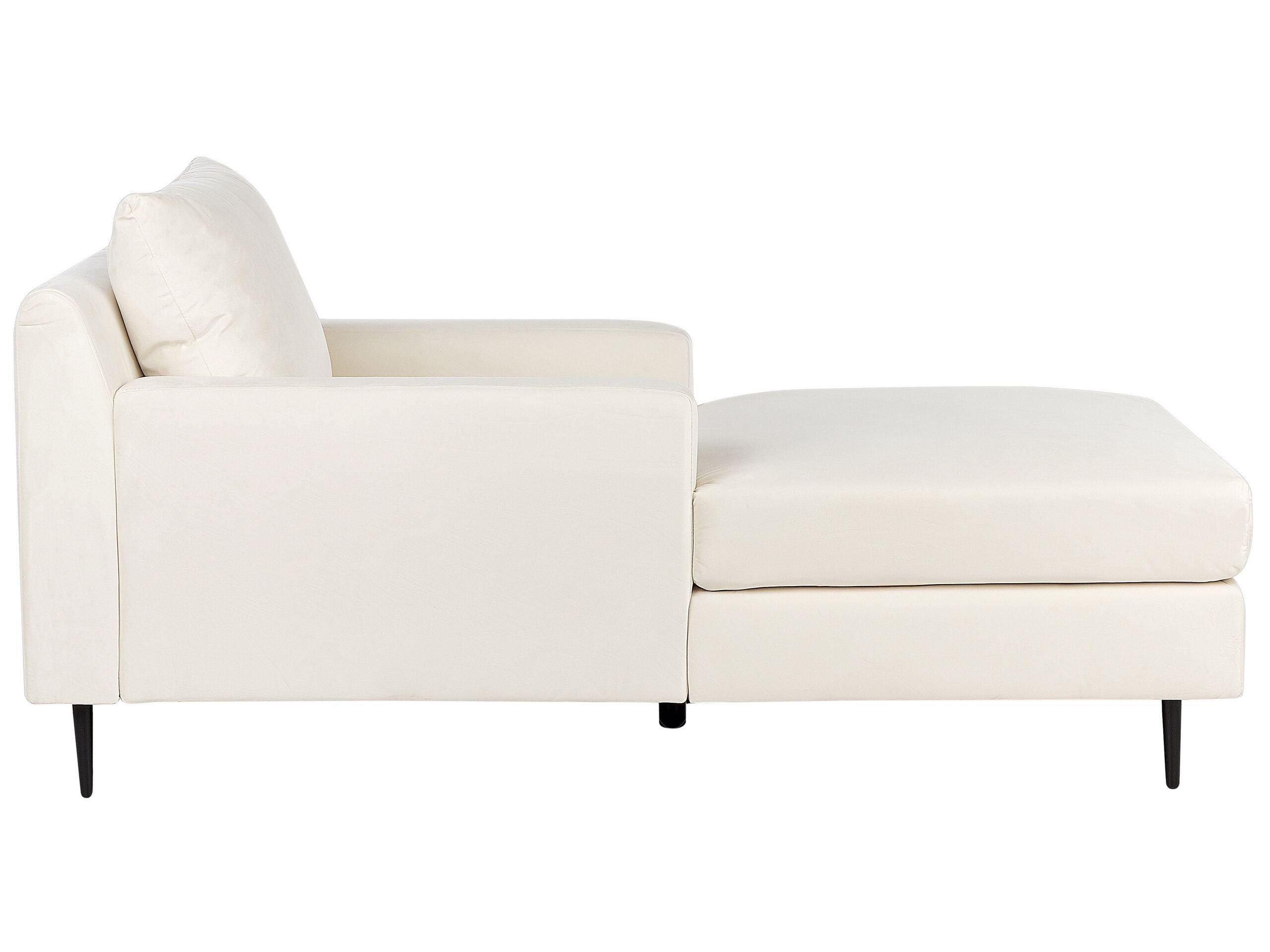 Beliani Chaise longue en Velours Moderne GUERET  