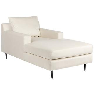 Beliani Chaise longue en Velluto Moderno GUERET  