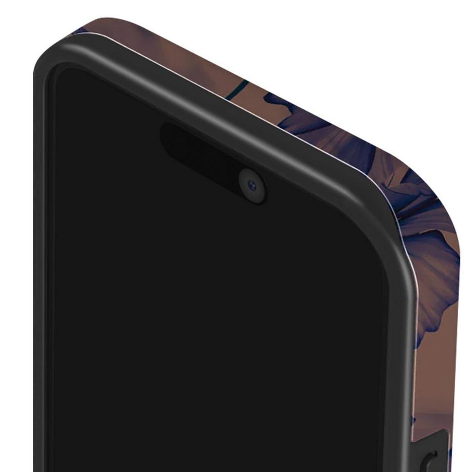 Burga  Custodia MagSafe per iPhone 15 Pro Elegante Motivo Velvet Night 