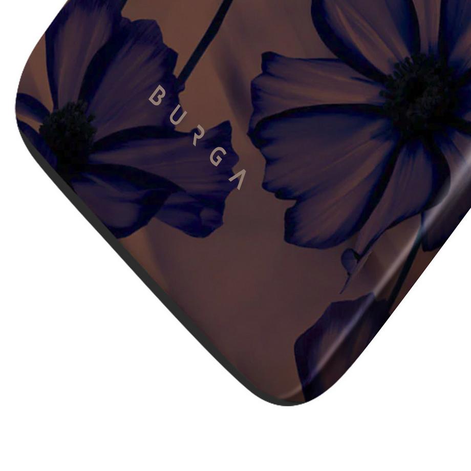 Burga  Custodia MagSafe per iPhone 15 Pro Elegante Motivo Velvet Night 