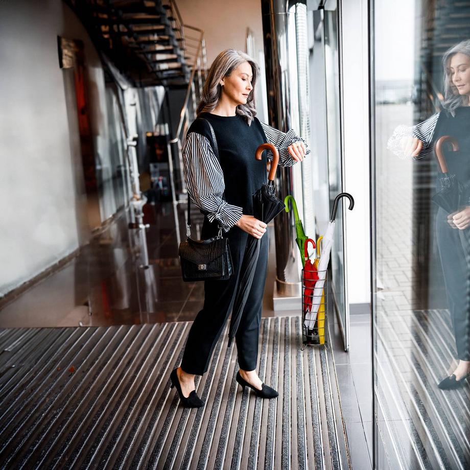 B2X Porte-parapluie en métal  